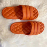 Non-slip Home Slippers Men Women Summer Bathroom Bath Platform Shoes Mute EVA Sofa Flip Flops Thick Sole Slides