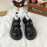 Lolita shoes new sweet bow loafer shoes thick heel platform shoes Japanese soft girl JK uniform shoes college girls women's