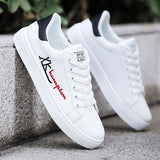 Sneakers White Casual Shoes Summer Autumn Men Footwear Fashion Lace Up Shoes Flats Breathable Valentine Shoes