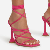 Breakj Strapped High-Heeled Sandals With Velvet 2023 New Sexy Women's Shoes
