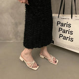 Breakj Small Cool Slippers Children 2025 Summer New Wear Daily Flat Bottom One Word Out Women's