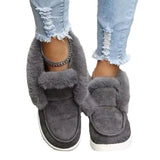 Breakj And Winter 2023 New Pure Color Suede Cotton Shoes Casual Snowshoes Low Top And Velvet Women's Cotton
