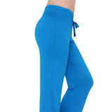 Wide Leg Trousers Women Harem Pants Mid Waist Flowy Casual Summer Cotton Long Loose Female Sexy