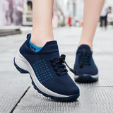 Casual Shoes Walking Summer Sneakers Women Mesh Lace Up Flat Shoes Sneakers Women Vulcanized Shoes Woman Tenis