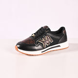 Breakj Thick-Soled Women's Shoes In The Autumn Of 2024 New Printing Round Head Shallow Mouth With Casual Sneakers For