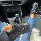 Breakj New Large-Size Thick-Soled Sports Single Shoes Women's Shoes Round Head With Casual Single