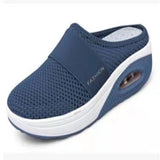 Breakj Summer Large-Size Lazy One Foot Pedaled Net Thick Bottom Slippers Women Slope And Slippers