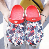 sandals 2021 Summer Sandals Hollow Out Breathable Beach Slippers Flip Flops EVA Men and Women Couple's Porous