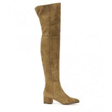 Breakj Fall / Winter 2024 New Over-Knee Fashion Boots Round Head Thick High-Heel Boots Plus Size Women's