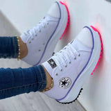 Large Size Strapped Canvas Shoes Women's 2024 New Women's Casual Single Shoes With High Upper And Shallow