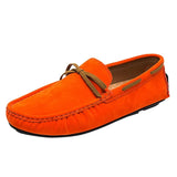 Leather Shoes Men Loafers Man High Quality Suede Leather Loafers Big Size 38-48 Male Flat Soft Driving Shoes Men