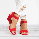 Breakj Sandals New Slopes And Buckle Sandals Women Wish New Big-Size