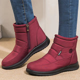 New Women Boots Waterproof Snow Boots For Winter Shoes Women Zipper Ankle Boots Winter Botas Femininas Keep Warm