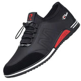Men's Shoes Fashion Soft Soled Men Casual Shoes British style Formal Shoes Breathable Lace-Up Bottom Light Sneakers Male Size