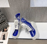Platform Boots 2021 New Fashion Women Waterproof Ankle Boots Feminine Clear Heel Short Boots Sexy Female Rain