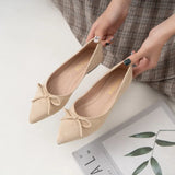 Bow-knot leopard pattern flats woman ballerina plus size 40-43 sneaker shoes women loafers pointed toe flock