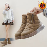 Breakj Boots Women 2024 New Winter Add Thick And Warm High Top Boots Platform Cotton Shoes Snow Boots