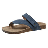 Breakj New Summer Flat Sandals Beach Shoes Casual Slippers Round Head Toe Large Beach