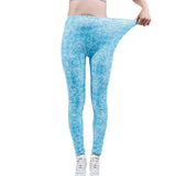 Fashion Women Leggings Beautiful Leaf Floral Printing High Waist Jeggings Stretch Pant Sexy Hot Sale Clothing