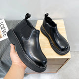 Breakj Shoes Men's Big Head Overalls Shoes Casual Versatile Low Top Martin Boots