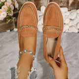And Autumn 2025 Happy Shoes One Foot Lazy Shoes British Style Retro Breathable Bean Shoes Comfortable Flat Sole Single