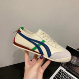 Celebrity Agan Shoes Women's 2024 New Summer Flat-Bottomed Leisure Sports Comfortable Lightweight White