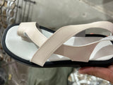 Breakj Women 2025 New Large-Size Coated Toe Polyurethane Deep Base Leisure Outside The Roman Wind Wearing Ring Buckle With Women's