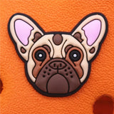 Pet Dog Shoe Charms Sheepdog Bulldog Bichon Frise Corgi Teddy Husky Shoes Accessories Decoration Fit Buckle Croc Kids