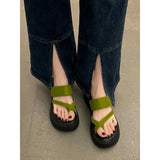 Sandals, Women's Thick Soles, Sandals, Slippers, Fairy Style, 2023 Summer Internet Celebrities, Socialite Beach