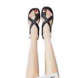 Breakj Shiyu 526 Clip-And-Word Buckle With Soft Flat-Soled Sandals Woman 2025 Summer New Student Korean Version Of The