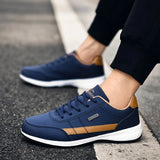 Casual Shoes Sneakers Trend Leather Shoe Italian Breathable Leisure Male Sneakers Non-Slip Footwear Men Vulcanized