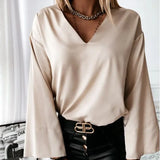 Summer Women Polka Dot Ruffle Blouse Shirt Casual Elegant Office Long Sleeves Buttons Pullover Lady Autumn Streetwear