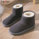 boots women's short tube 2023 new winter snow cotton shoes anti slip warm women's boots Comfortable Ankle Boots Ladies