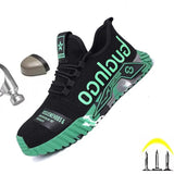 Safety Shoes Fashion Work Shoes Men New Steel Toe Shoes Puncture Proof Work SneakerS Male Flats Men Work Safety Boots