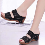 Sandals New Fashion Women Shoes Casual Lightweight Breathable Slip-on Shoes Women Wedge Platform Sneakers Sandalias