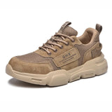 Boots Steel Toe Safety Shoes Work Boots Breathable Working Shoes Men Safety Boots Puncture-Proof Work Shoes Sneakers