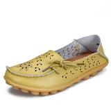 Leather Women Flat Shoes Ballet Trainer Leisure Shoes Woman Flower Sneakers For Women 2021 Candy Color Nurse