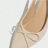 Breakj High-Heeled Sandals Women's Large Size 2025 Summer New Pointed Temperament Coarse-Heeled
