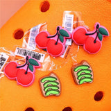 Various Fruit Designer Shoe Charms 5pcs/lot Croc Buckle Accessories Luxury Clog Jewelry Decorations Gift Preferred