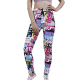 Gradient Legging Women Trousers Athletic Yuga Pants Push Up Leggins Fitness Gym Sport Running High Waist