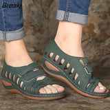 New Women Fashion Sports Sandals Hollow Out Breathable Cool Comfortable Fish Mouth Casual Shoes Outdoor Beach