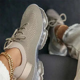 Women 2020 Platform Shoes Mesh Air Cushion Female White Shoes Women's Running Shoes Summer Autumn Sports