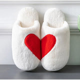 Warm Winter Slippers Faux Fur Comfort Fluffy Plush Cartoon Female Home Furry Indoor House Shoes Ladies Bedroom Plus