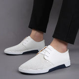 Breakj Plus-Size Hollow Out Men's Shoes Fashion Trend Youth Sandals Breathable Casual Leather