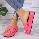 Breakj Thick-Bottomed Cool Slippers Women's New Summer 2025 Fashion Fish Mouth Comfortable Beach