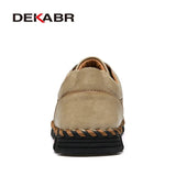 2022 New Fashion Casual Shoes Genuine Leather Lace Up Brand Shoes Luxury Business Summer Shoes Men Walking