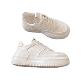 Breakj And Autumn Women's Shoes 2025 Spring New Official Casual Shoes Shoes Women Thick Background Small White Shoes