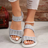Breakj New Summer Women's Shoes Large Thick Sole With Sandals Casual Fashion Flying Surface