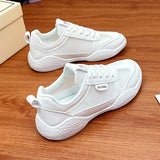 Shoes 2024 Spring New Korean Women's Shoes Ins Student Street Net Surface Thick-Soled Leisure Sports