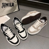 Shoes Girls Spring 2024 Internet Celebrities New Thick-Soled Leisure Sports Shoes Female Students Xiaobai Running Board Shoes Women's